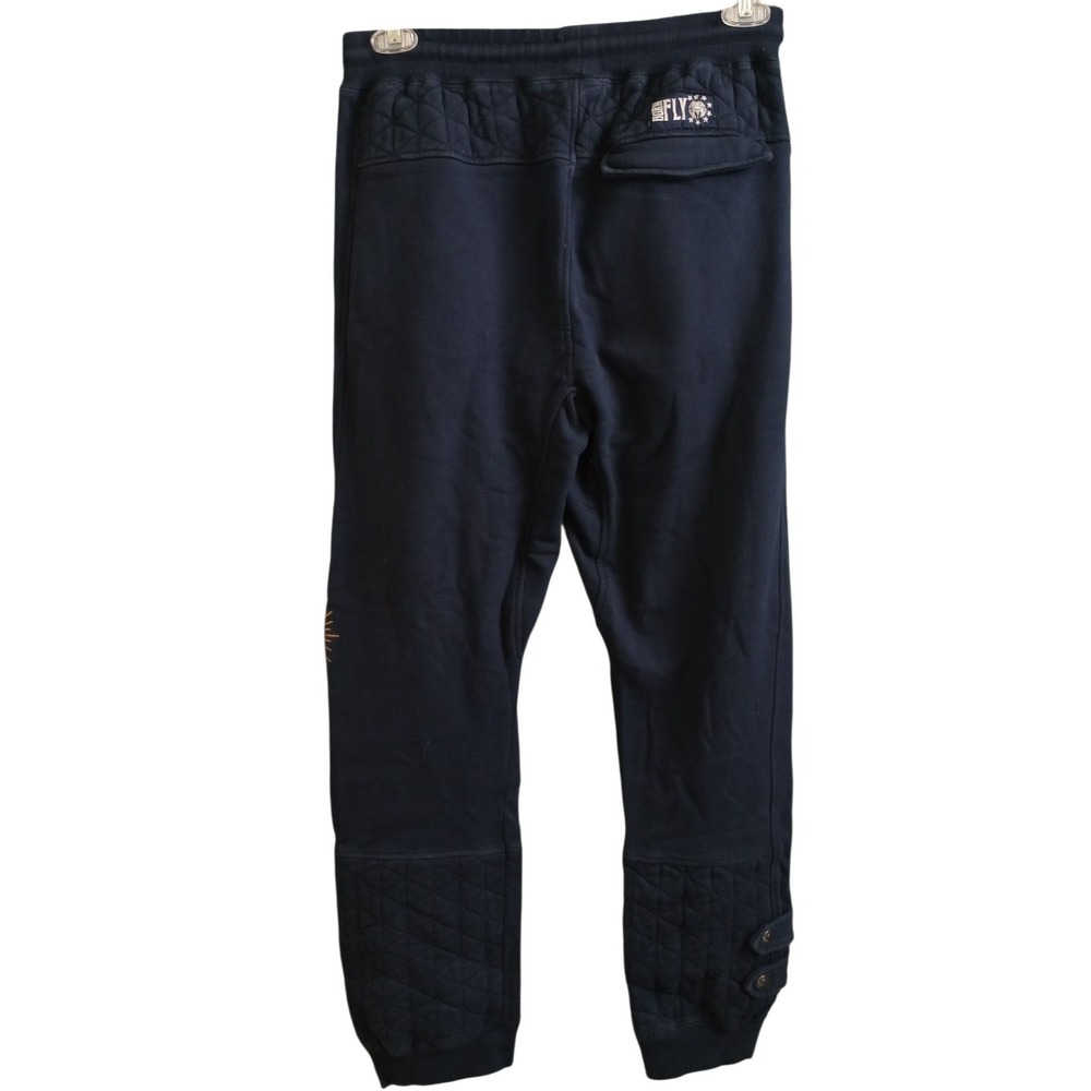Bornfly Men's Joggers Sweatpants Pockets Drawstring Blue Medium - Picture 2 of 8